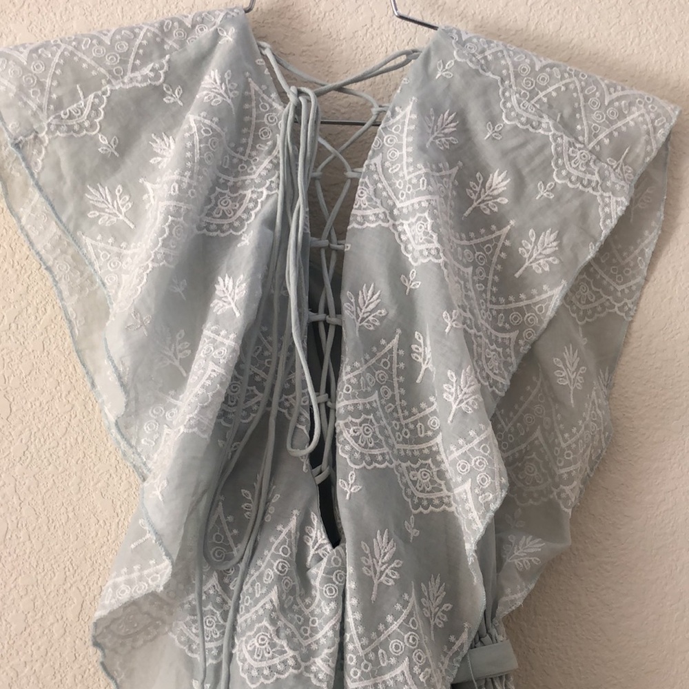 Love Sam Anthropologie Mint Green Maxi Dress - Picture 12 of 14